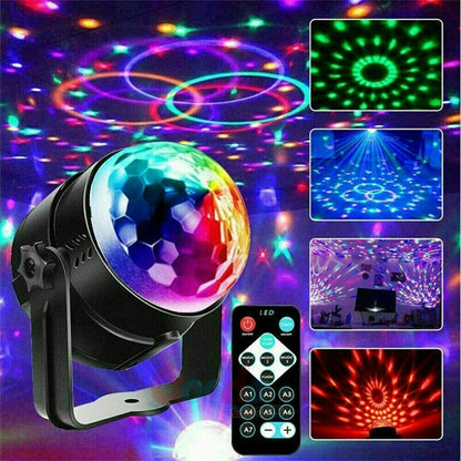 Illuminate Your Celebrations with Vibrant LED Disco Lights - Ideal for DJs, Parties, and Special Occasions!