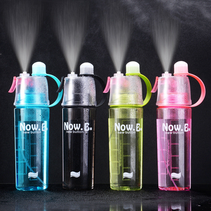 20oz Portable Sports Mist Spray Bottle for On-the-Go Hydration