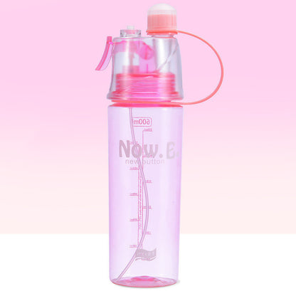 20oz Portable Sports Mist Spray Bottle for On-the-Go Hydration