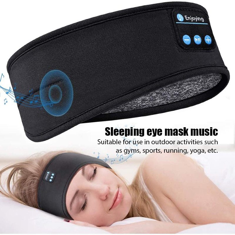 Bluetooth Sleep Headband: Wireless Music Earphones