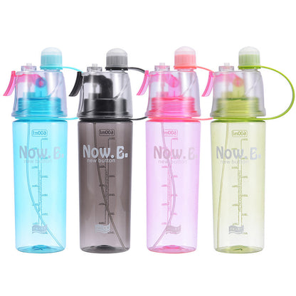 20oz Portable Sports Mist Spray Bottle for On-the-Go Hydration