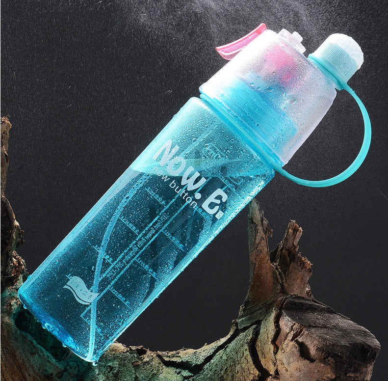 20oz Portable Sports Mist Spray Bottle for On-the-Go Hydration