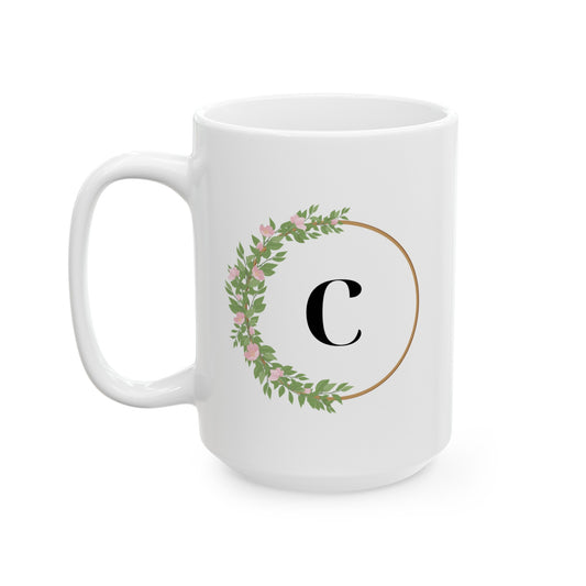 C Monogram Mug 15oz