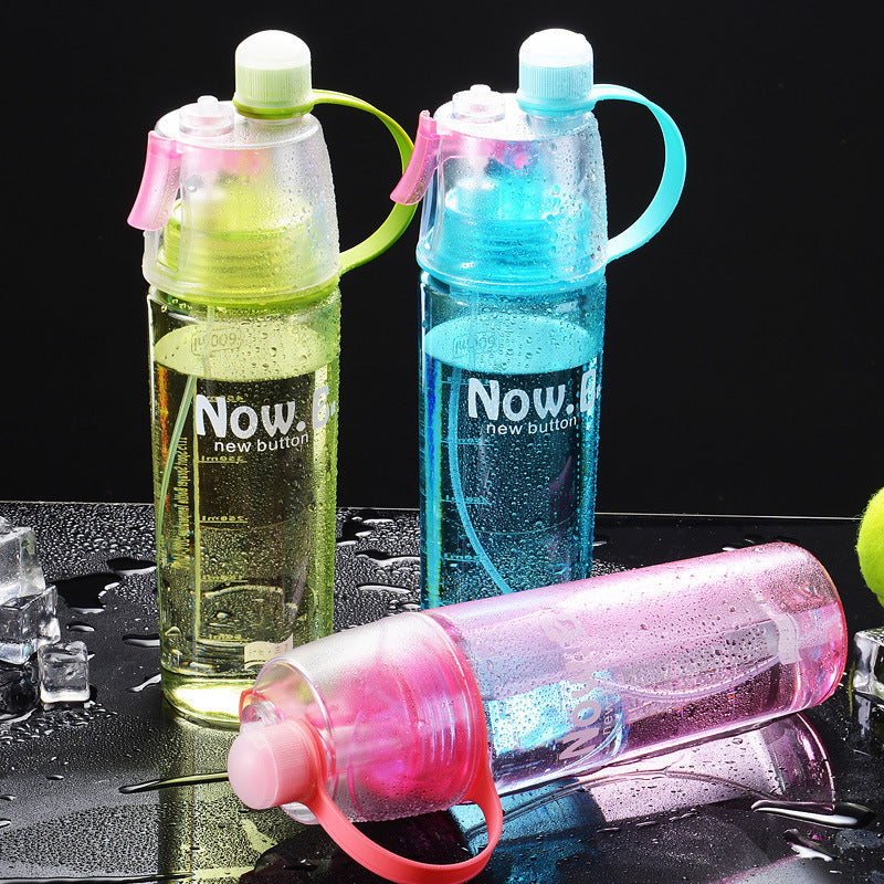 20oz Portable Sports Mist Spray Bottle for On-the-Go Hydration