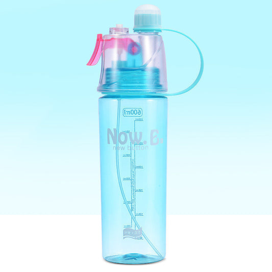 20oz Portable Sports Mist Spray Bottle for On-the-Go Hydration
